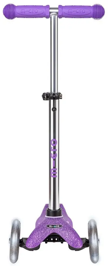 Trotineta Micro Mini Deluxe Fairy Glitter LED (Purple)