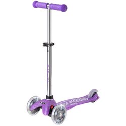 Trotineta Micro Mini Deluxe Fairy Glitter LED (Purple)