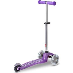 Trotineta Micro Mini Deluxe Fairy Glitter LED (Purple) Thumb