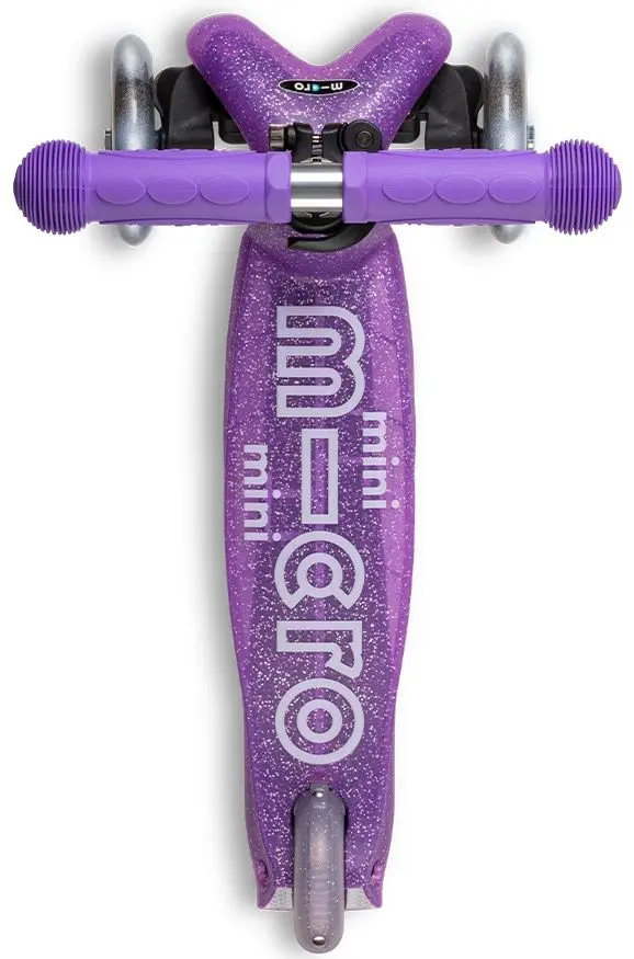 Trotineta Micro Mini Deluxe Fairy Glitter LED (Purple)
