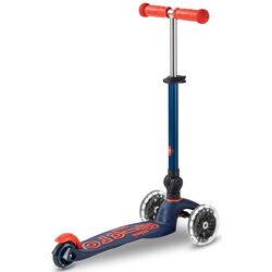 Trotineta Micro Mini Deluxe Foldable LED (Navy Blue) Thumb