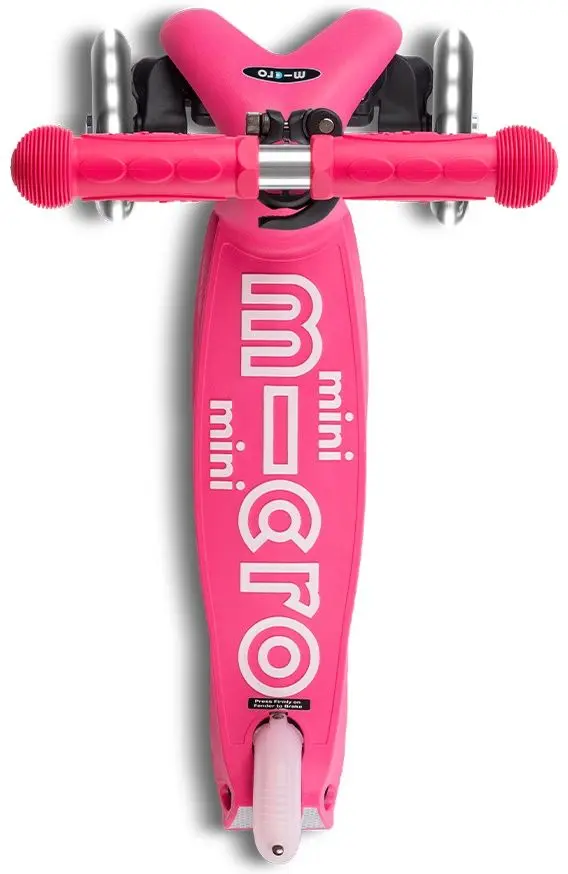 Самокат Micro Mini Deluxe Foldable LED (Pink)