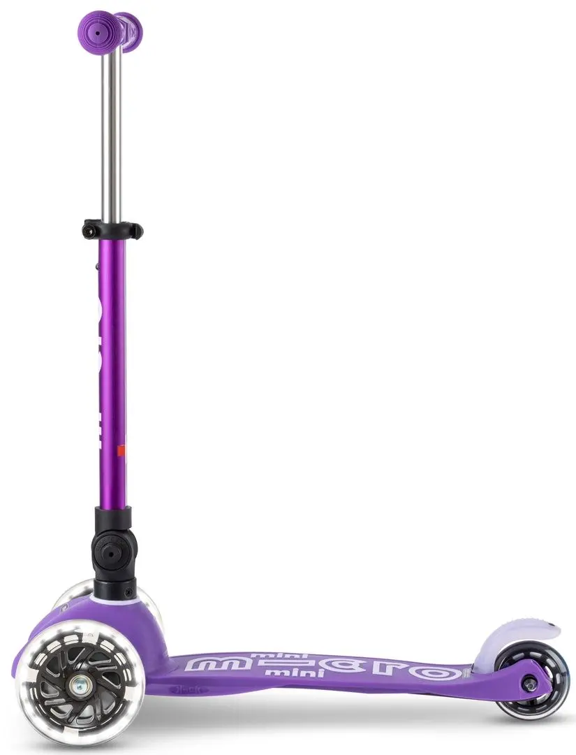 Trotineta Micro Mini Deluxe Foldable LED (Purple)