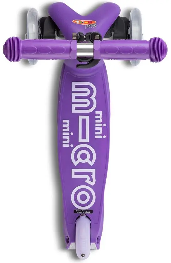 Trotineta Micro Mini Deluxe Foldable LED (Purple)