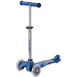 Trotineta Micro Mini Deluxe Galaxy Glitter LED (Navy)
