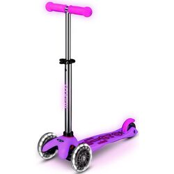 Trotineta Micro Mini Deluxe Glow LED (Frosty Pink) Thumb