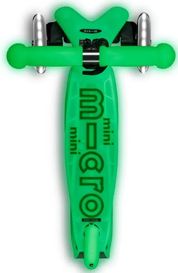 Trotineta Micro Mini Deluxe Glow LED (Icy Lime)
