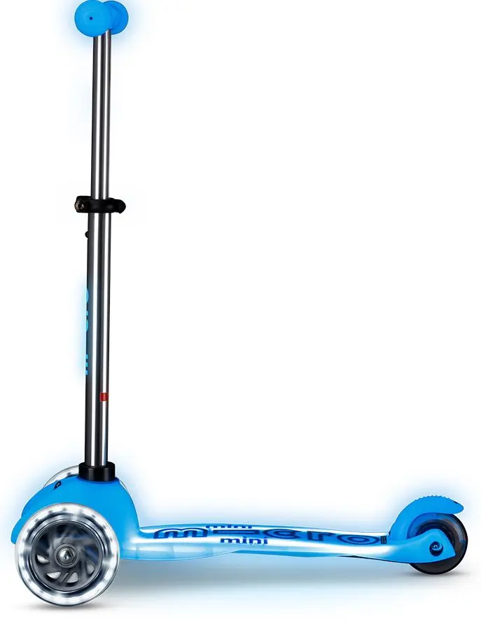 Trotineta Micro Mini Deluxe Glow LED Plus (Arctic Blue)