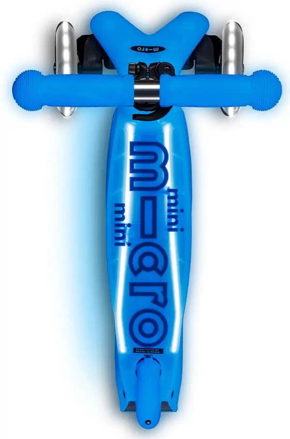 Trotineta Micro Mini Deluxe Glow LED Plus (Arctic Blue)