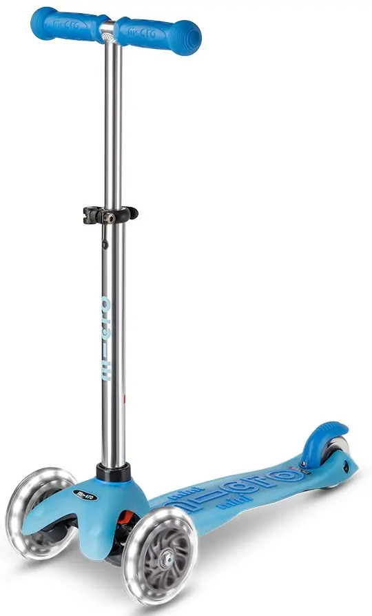 Trotineta Micro Mini Deluxe Glow LED Plus (Arctic Blue)