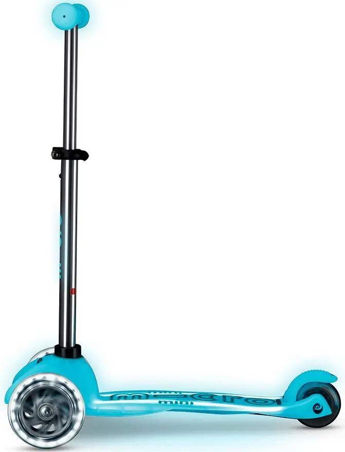 Trotineta Micro Mini Deluxe Glow LED Plus (Glacier Aqua)