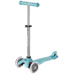 Trotineta Micro Mini Deluxe Glow LED Plus (Glacier Aqua)