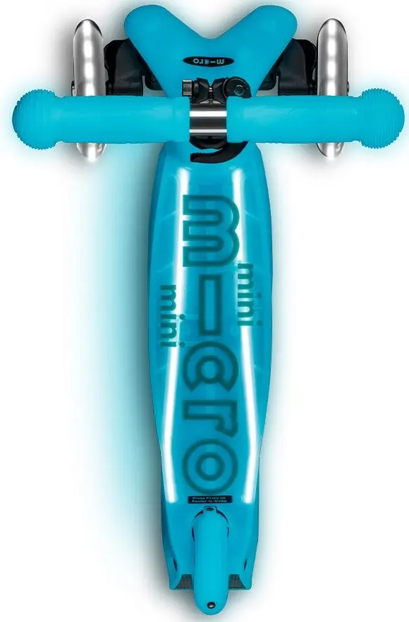 Trotineta Micro Mini Deluxe Glow LED Plus (Glacier Aqua)