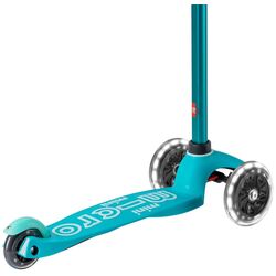 Trotineta Micro Mini Deluxe LED (Aqua) Thumb