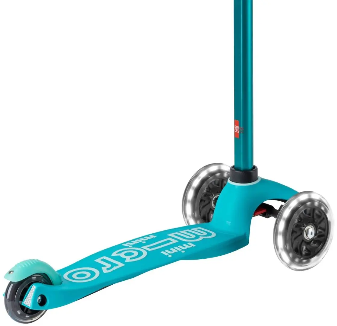 Trotineta Micro Mini Deluxe LED (Aqua)