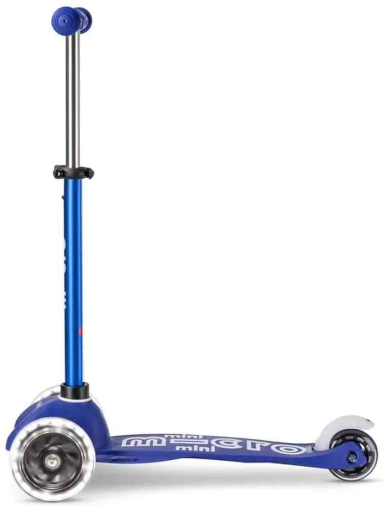 Trotineta Micro Mini Deluxe LED (Blue/White)