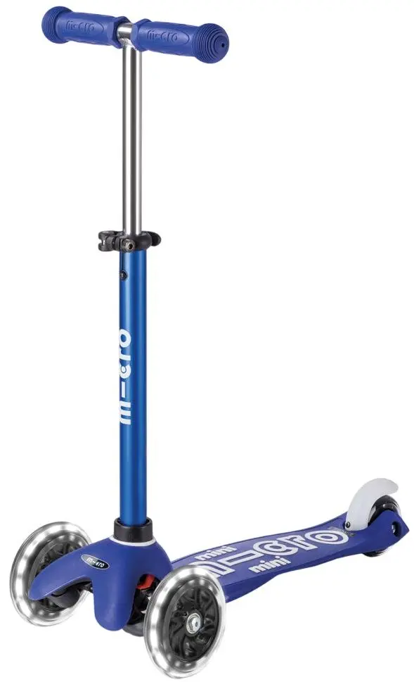 Trotineta Micro Mini Deluxe LED (Blue/White)