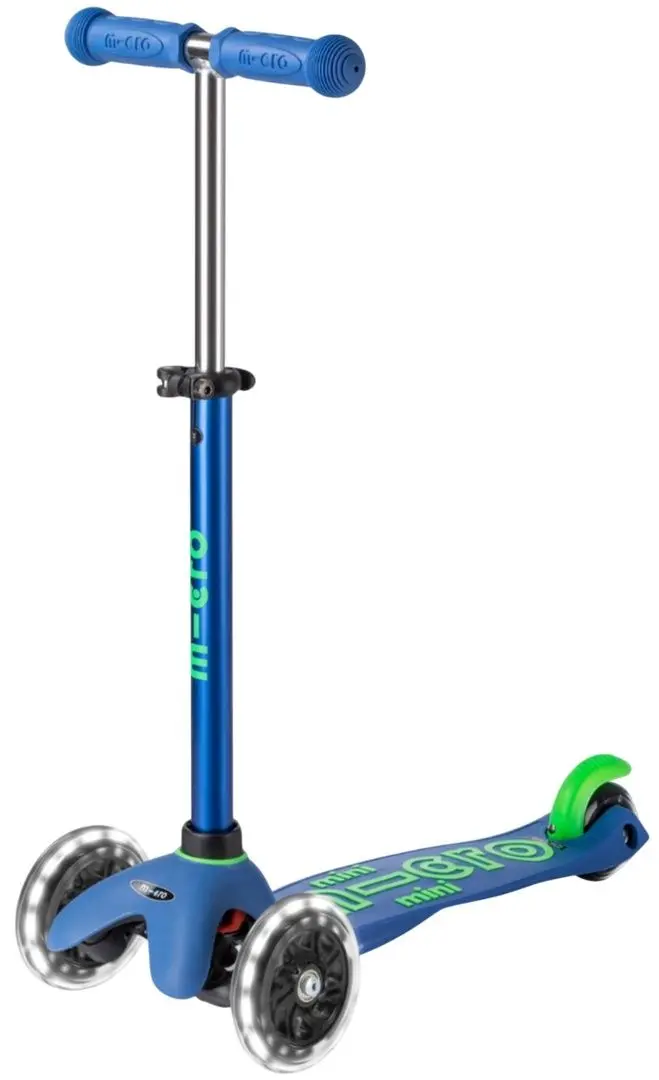 Самокат Micro Mini Deluxe LED (Crystal Blue)