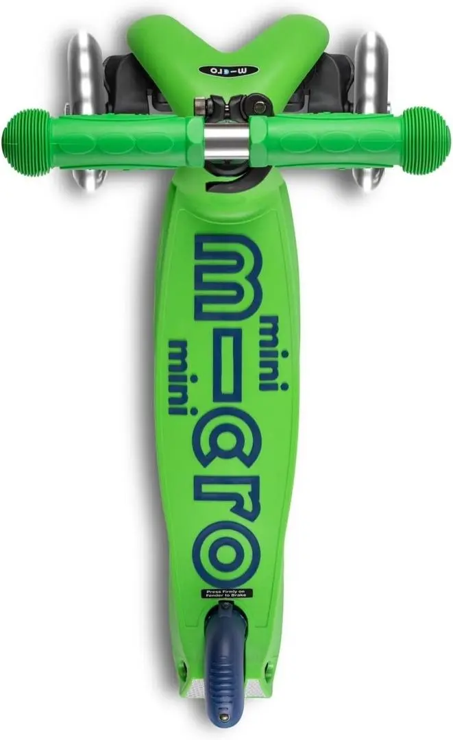 Trotineta Micro Mini Deluxe LED (Green/Blue)