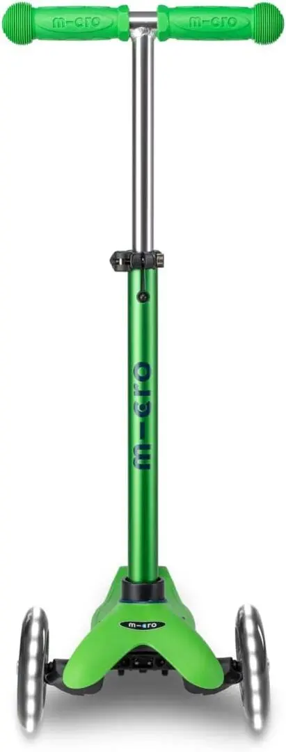 Trotineta Micro Mini Deluxe LED (Green/Blue)