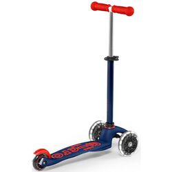 Trotineta Micro Mini Deluxe LED (Navy Blue) Thumb