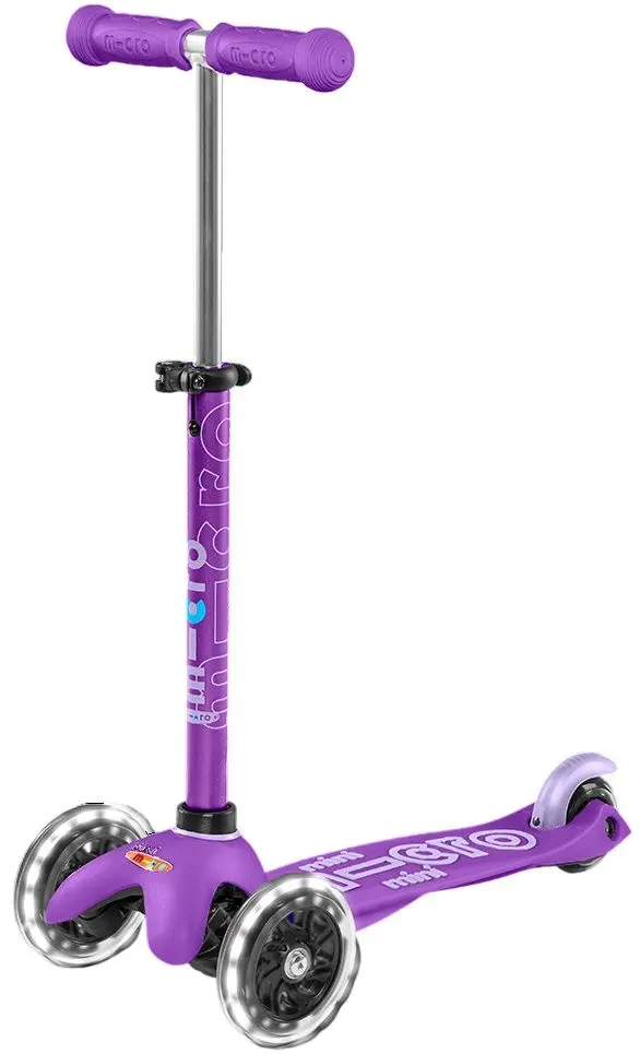 Trotineta Micro Mini Deluxe LED (Purple)