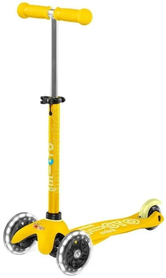Trotineta Micro Mini Deluxe LED (Yellow)