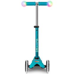 Trotineta Micro Mini Deluxe Magic LED (Aqua) Thumb