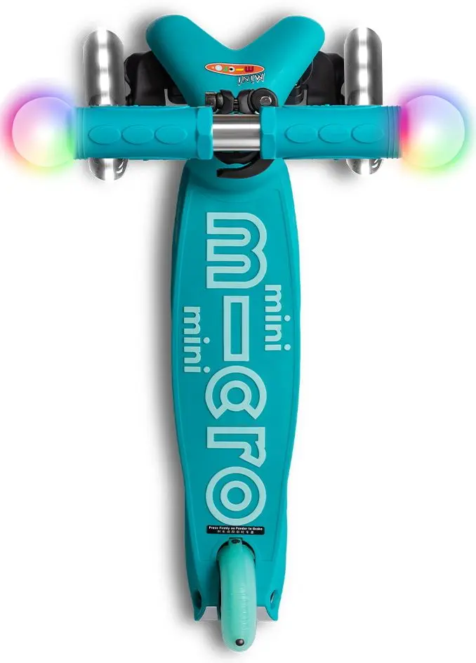 Trotineta Micro Mini Deluxe Magic LED (Aqua) - 3