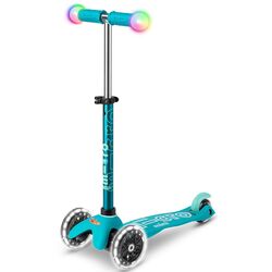 Trotineta Micro Mini Deluxe Magic LED (Aqua)