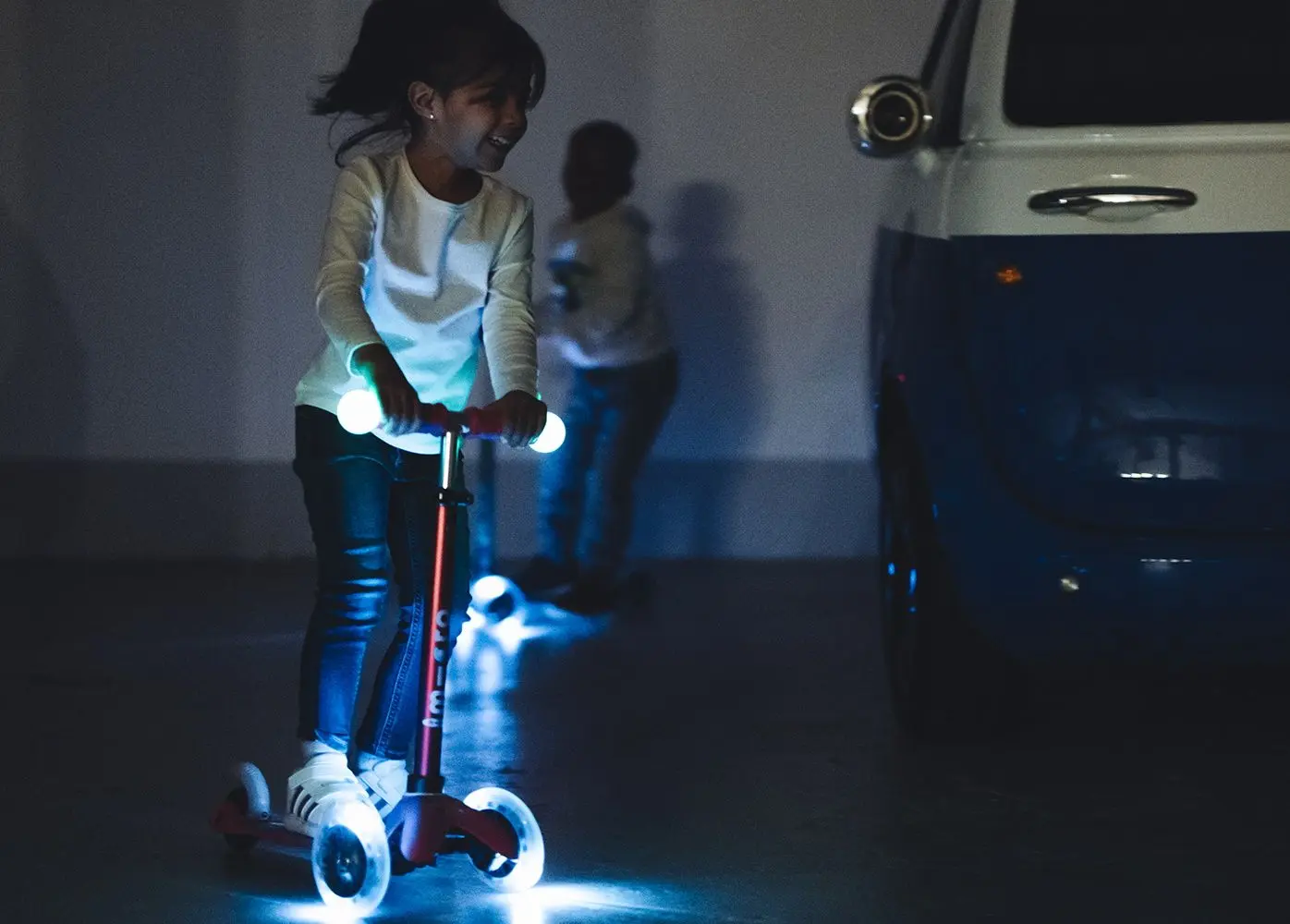 Trotineta Micro Mini Deluxe Magic LED (Aqua) - 5