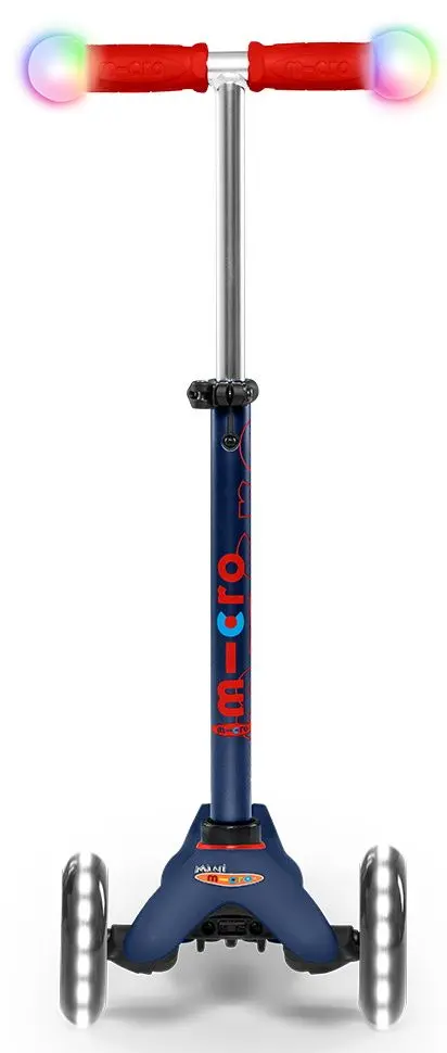 Trotineta Micro Mini Deluxe Magic LED (Navy Blue)