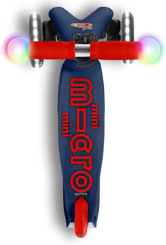 Trotineta Micro Mini Deluxe Magic LED (Navy Blue)