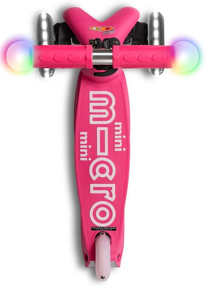 Trotineta Micro Mini Deluxe Magic LED (Pink)