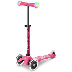 Trotineta Micro Mini Deluxe Magic LED (Pink)