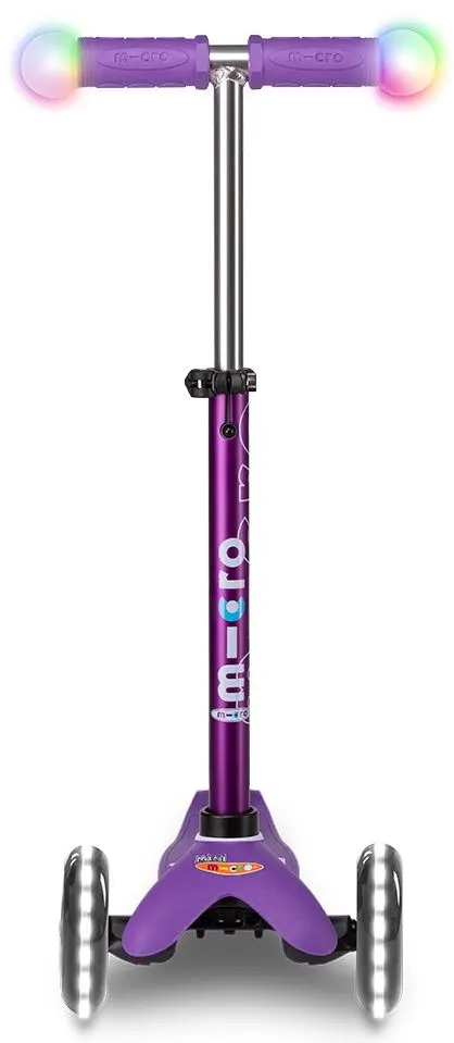 Самокат Micro Mini Deluxe Magic LED (Purple) - 2