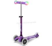 Trotineta Micro Mini Deluxe Magic LED (Purple)