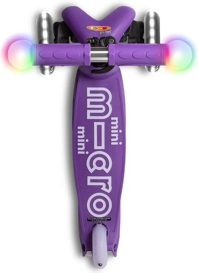 Самокат Micro Mini Deluxe Magic LED (Purple) - 3