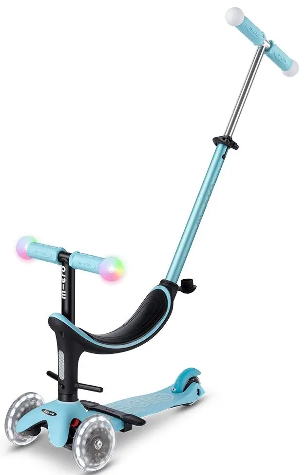 Trotineta Micro Mini2Grow Deluxe Magic LED (Blue)