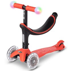 Trotineta Micro Mini2Grow Deluxe Magic LED (Red) Thumb