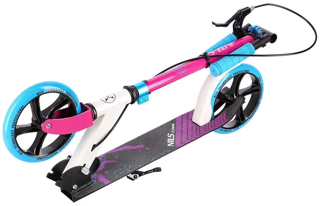 Самокат Nils Extreme HM0107 (White/Pink)