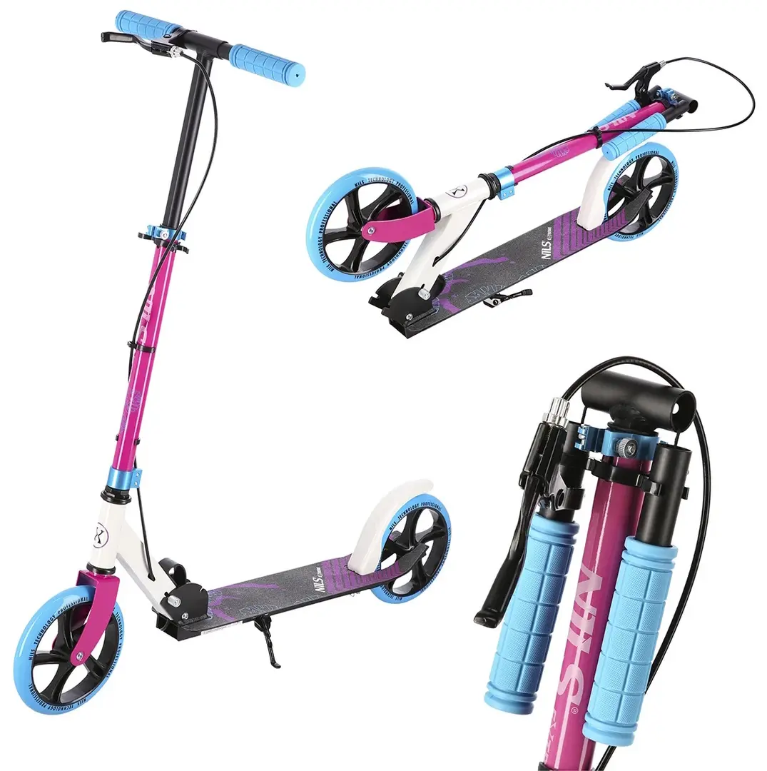 Самокат Nils Extreme HM0107 (White/Pink)