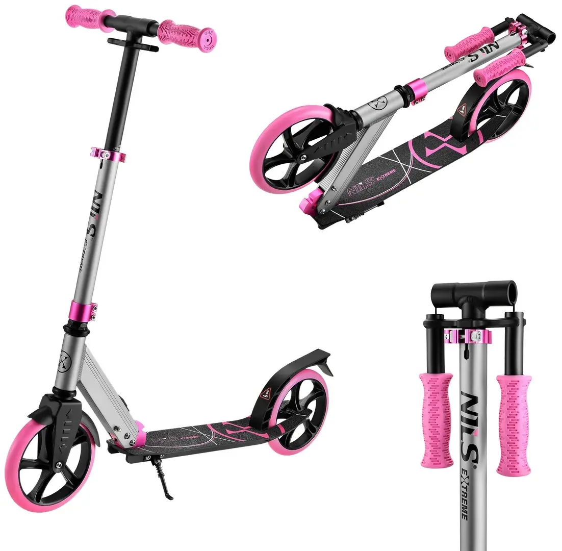 Trotineta Nils Extreme HM127 (Silver/Pink)