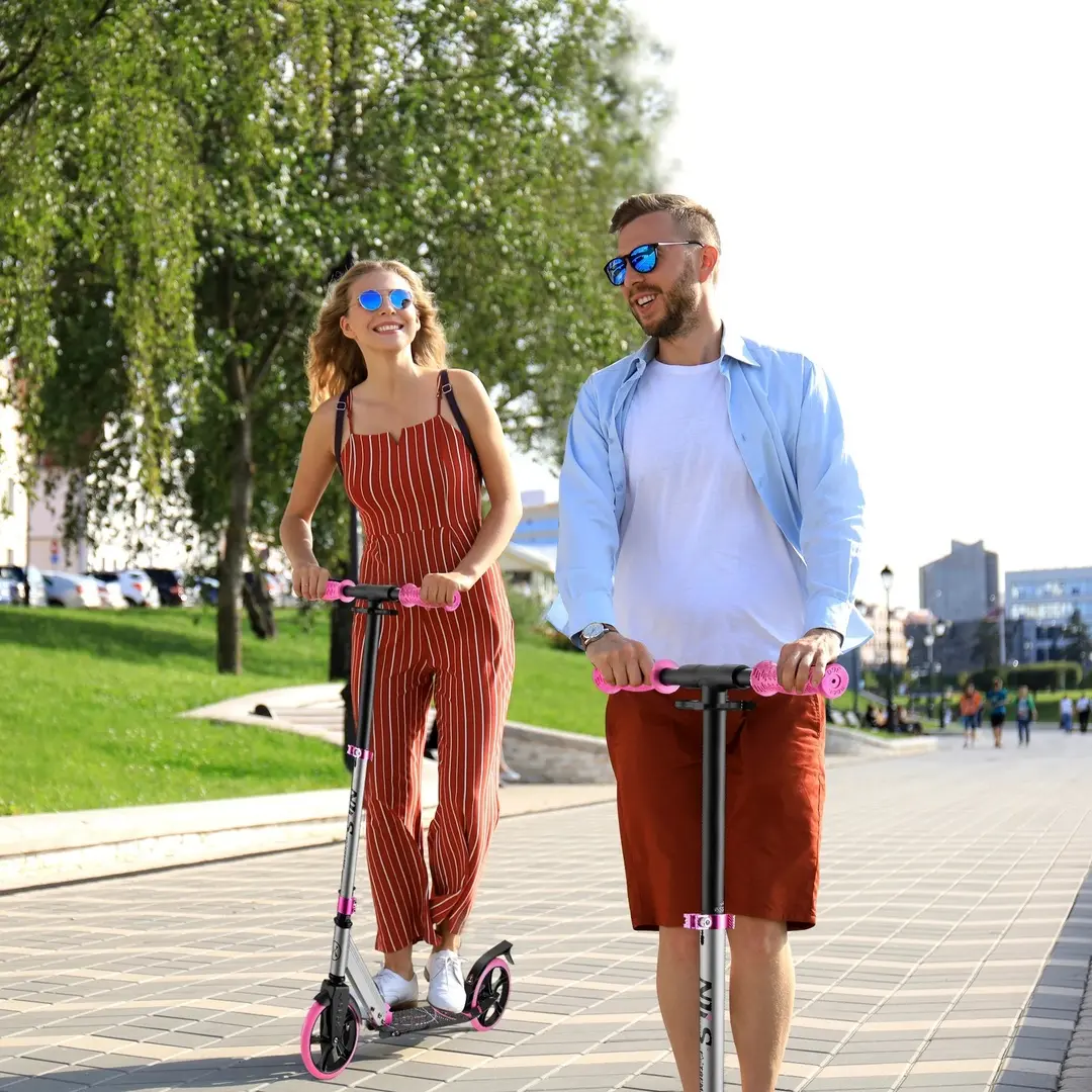 Trotineta Nils Extreme HM127 (Silver/Pink)