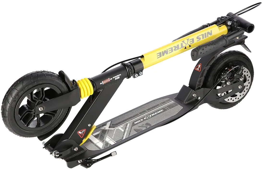 Самокат Nils Extreme HM208T (Yellow/Black)