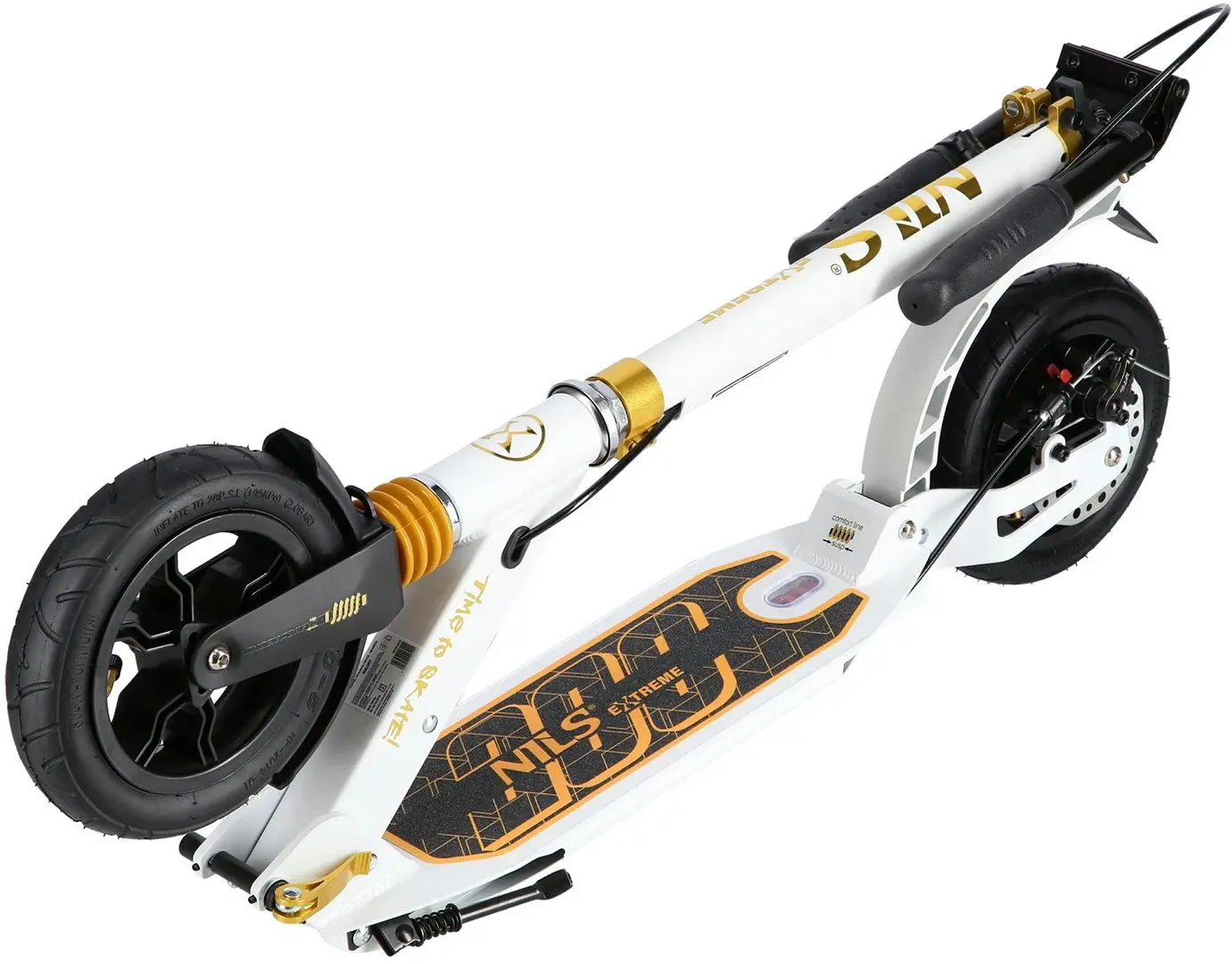 Trotinetă Nils Extreme HM209T (White/Gold)
