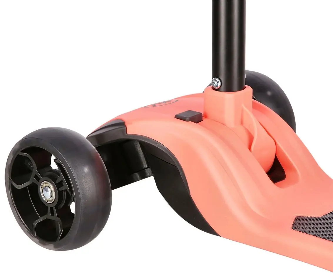 Самокат Nils Fun HLB122 LED (Pink/Black)