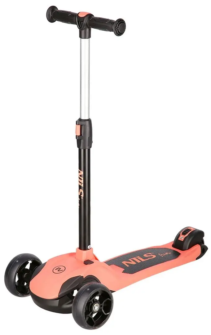 Самокат Nils Fun HLB122 LED (Pink/Black)