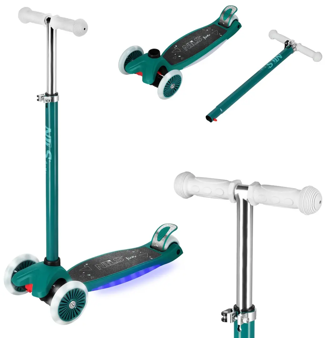 Trotineta Nils Fun HLB1310 LED (Green)
