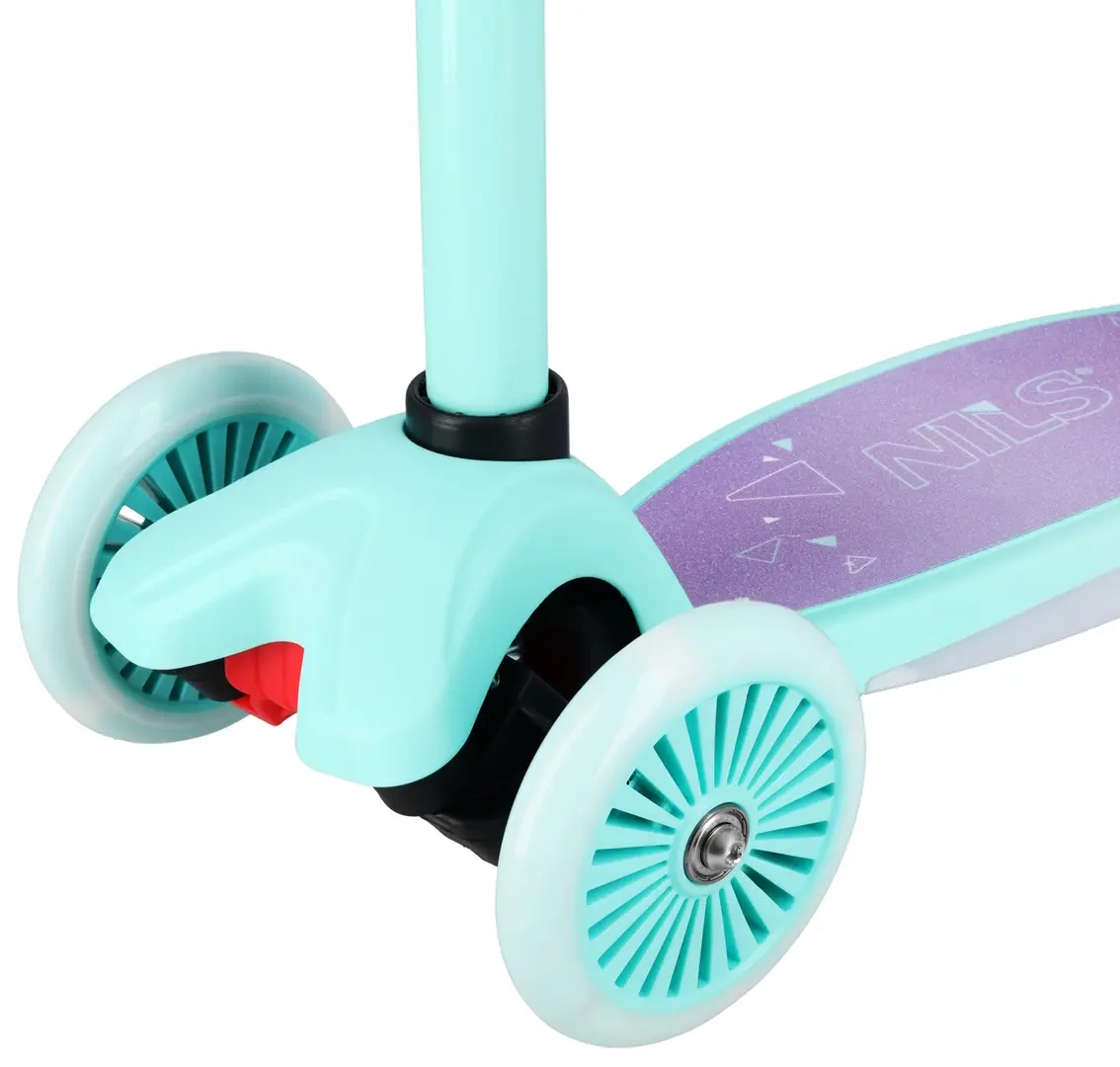 Самокат Nils Fun HLB1310 LED (Violet)